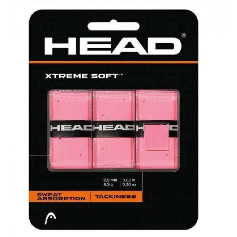 Blister Overgrips Head Xtreme Soft Rosa 3 Unidades Pádel Elite