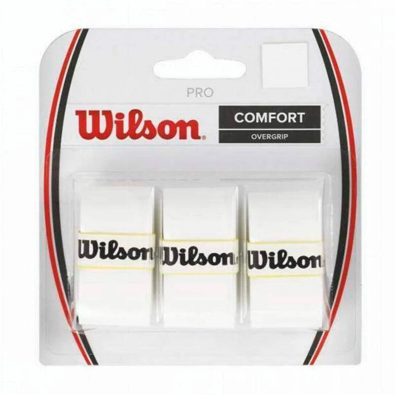 Blister Wilson 3 Overgrips Pro Blanco Pádel Élite