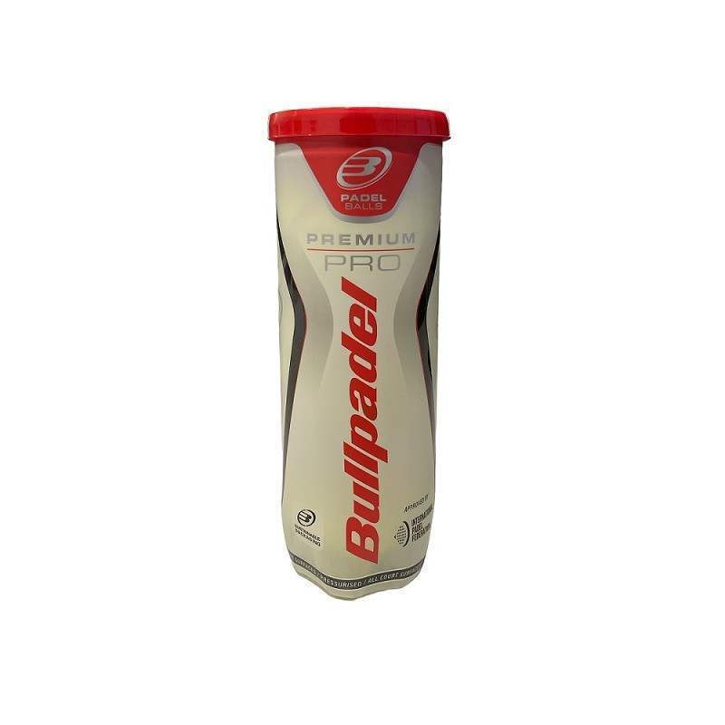 Bote de 3 Pelotas Bullpadel Premium Pro Pádel Élite