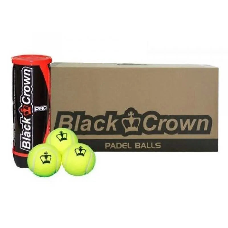 Cajon 72 Pelotas - 24 Botes de 3 uds - Black Crown Pádel Elite