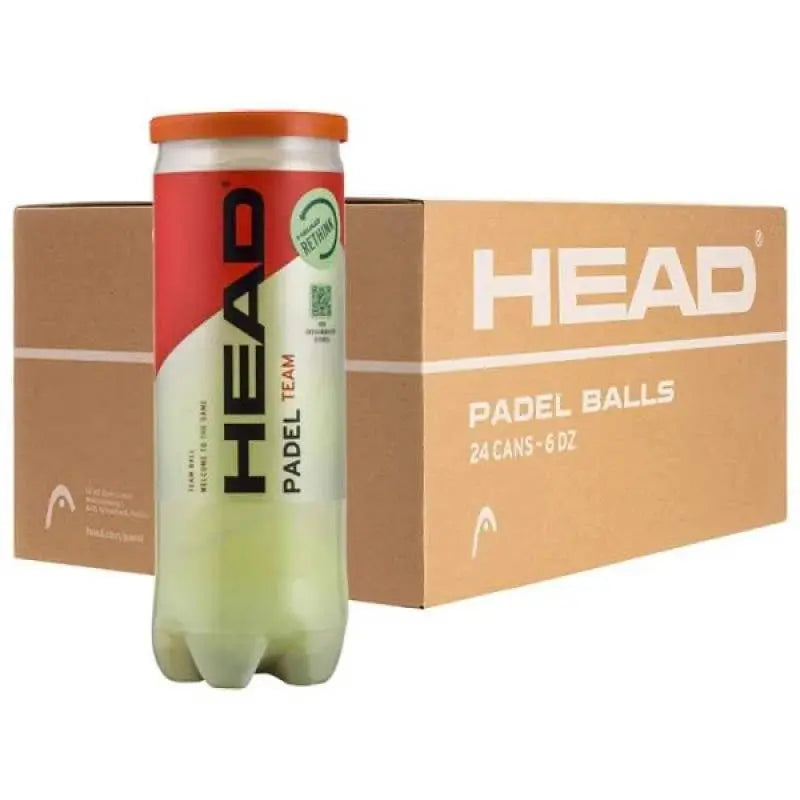 Cajon 72 Pelotas - 24 Botes de 3 uds - Head Team Pádel Elite