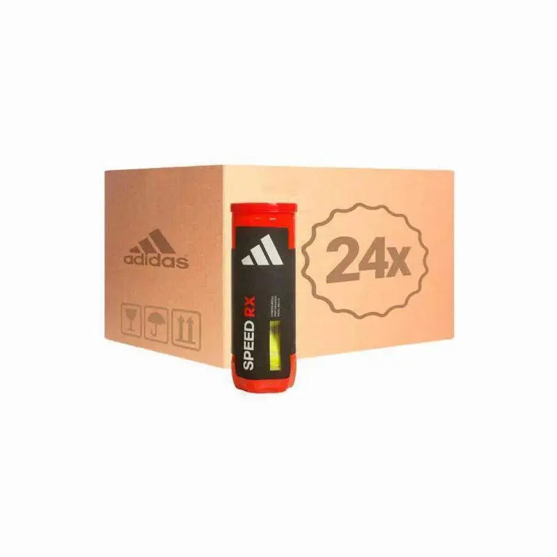 Cajon 72 Pelotas Padel - 24 Botes de 3 uds - Adidas Speed RX Pádel Elite