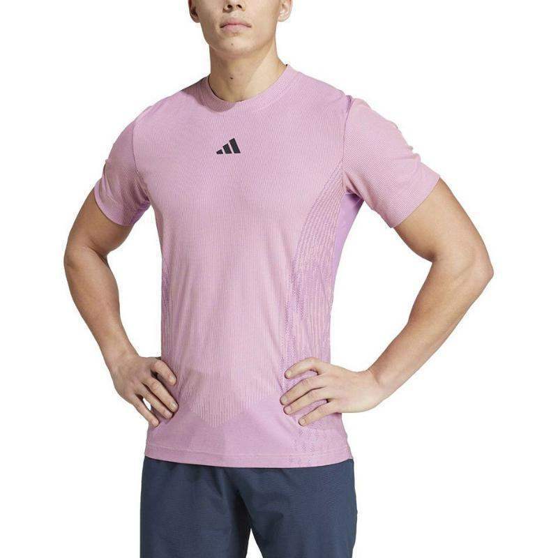 Camiseta Adidas Airchill Pro Rosa Purpura Pádel Élite