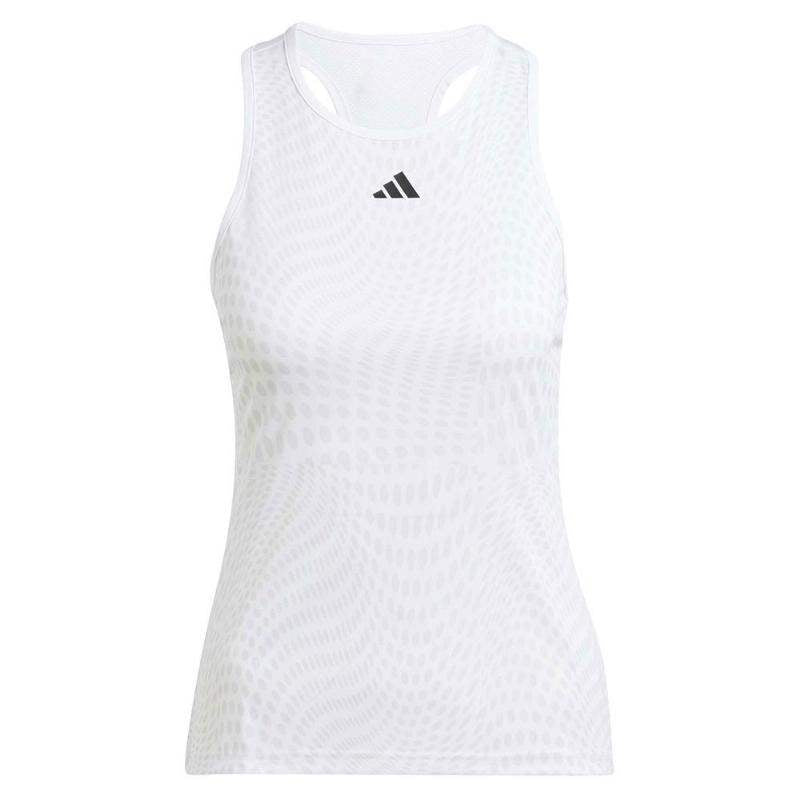 Camiseta Adidas Club Graphic Blanco Mujer Pádel Élite