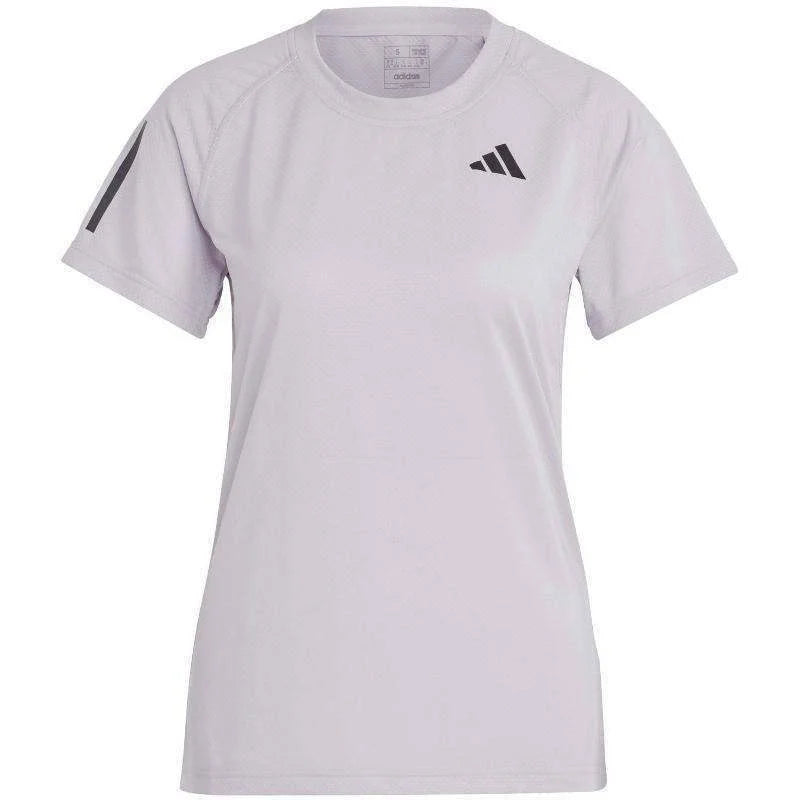 Camiseta Adidas Club Lavanda Negro Mujer Pádel Élite