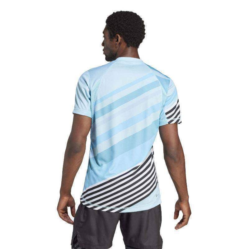 Camiseta Adidas Freelift HEAT.RDY Pro Aqua Pádel Élite