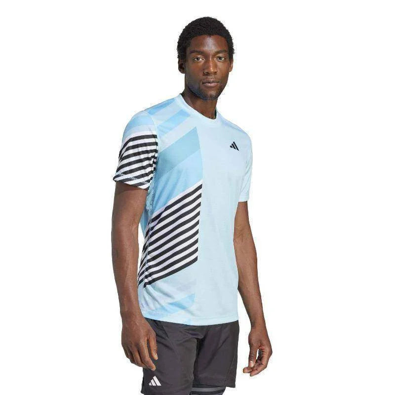 Camiseta Adidas Freelift HEAT.RDY Pro Aqua Pádel Élite