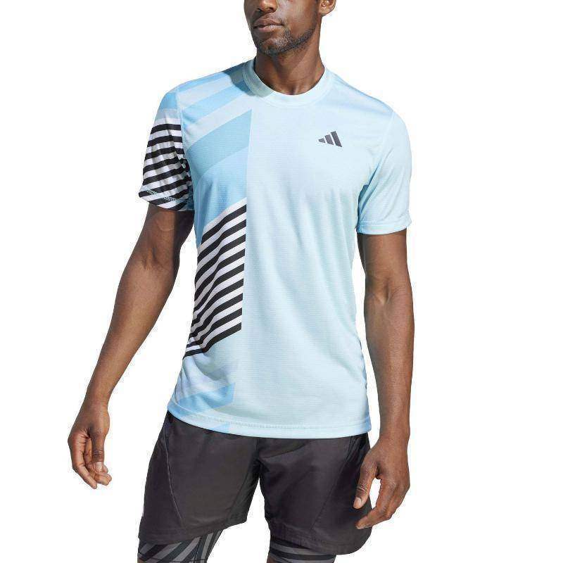 Camiseta Adidas Freelift HEAT.RDY Pro Aqua Pádel Élite