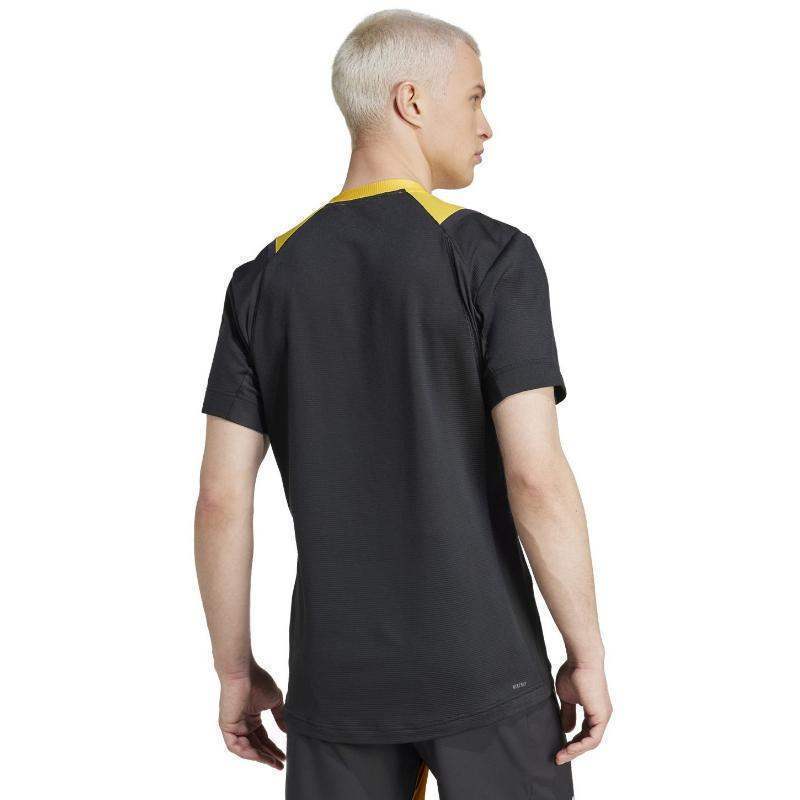 Camiseta Adidas Freelift Pro Amarillo Negro Pádel Élite