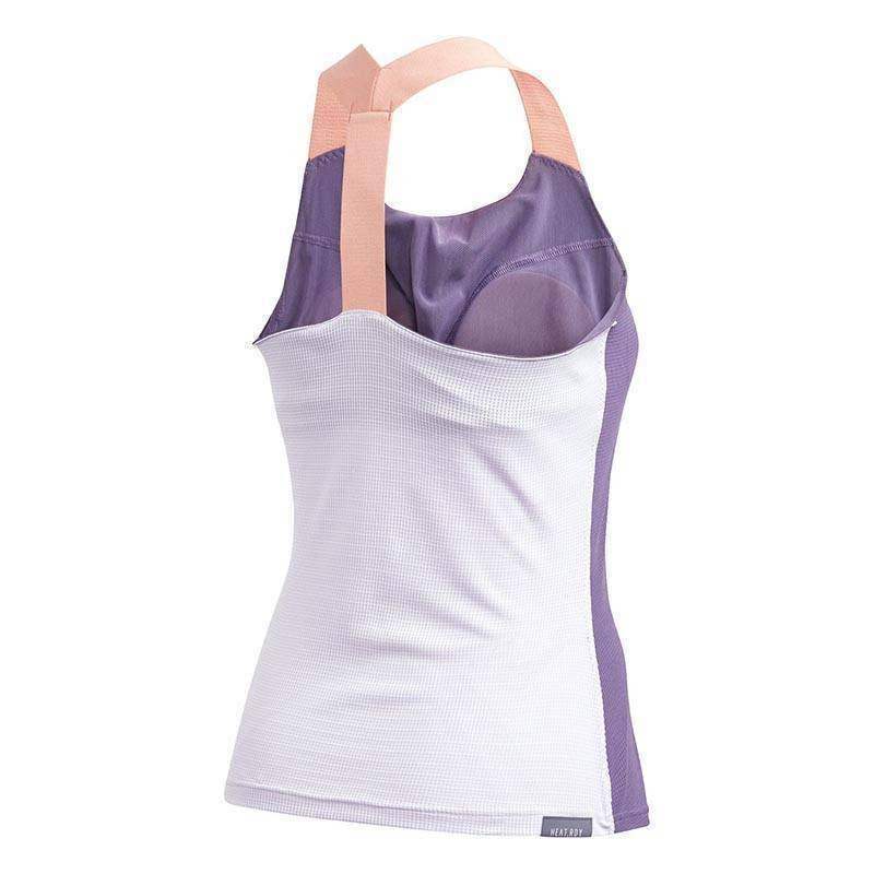 Camiseta Adidas Heat Ready Violeta Pádel Élite