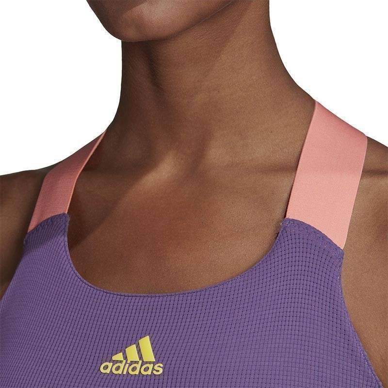 Camiseta Adidas Heat Ready Violeta Pádel Élite