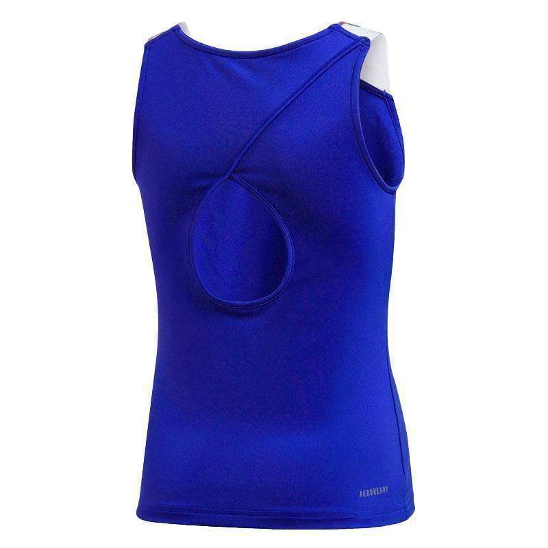 Camiseta Adidas Keyhole Azul Royal Junior Pádel Élite