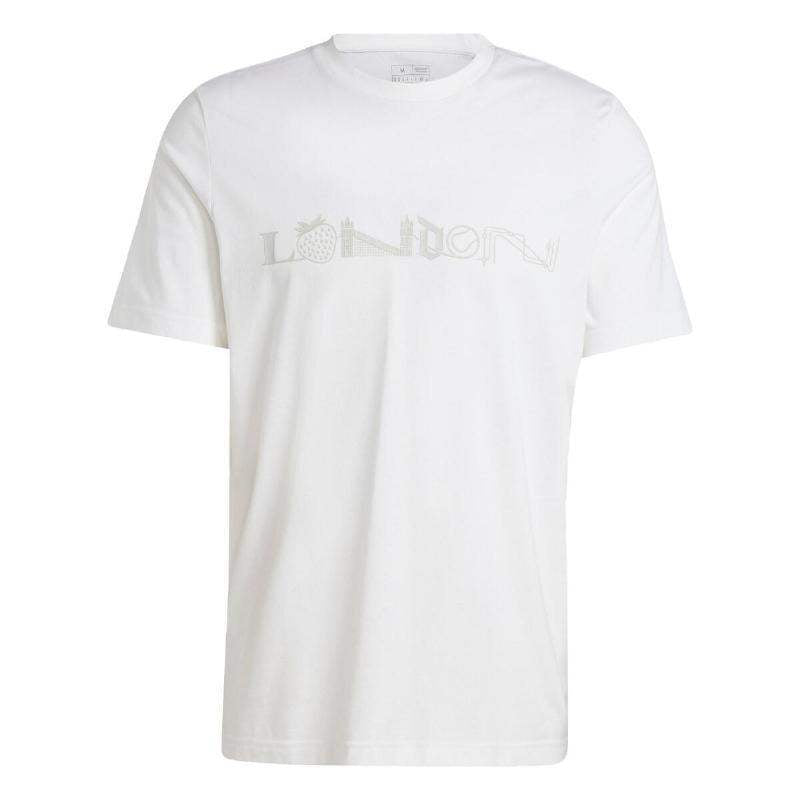 Camiseta Adidas London Graphic Blanco Pádel Élite