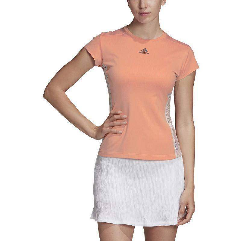 Camiseta Adidas Match Code Coral Pádel Élite