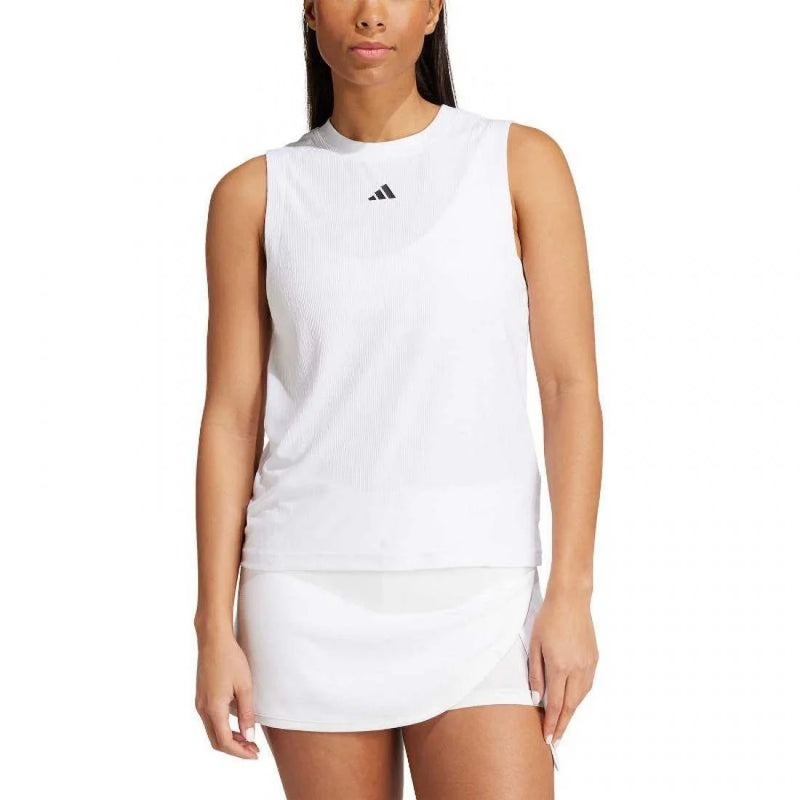 Camiseta Adidas Pro Blanco Mujer Pádel Élite