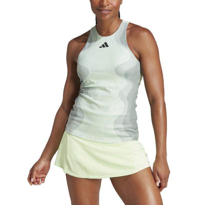 Camiseta Adidas Pro Verde Claro Mujer Pádel Élite