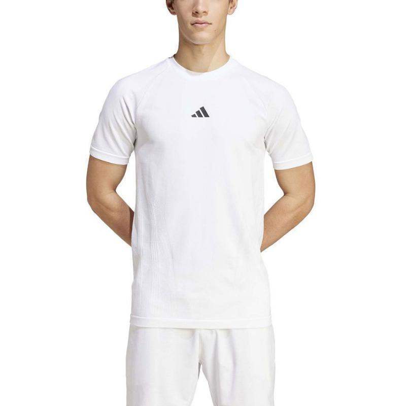 Camiseta Adidas Seamless Freelift Pro Blanco Pádel Élite