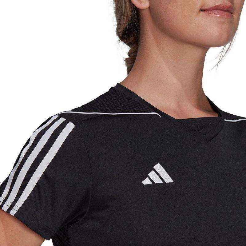 Camiseta Adidas Tiro 23 Negro Blanco Mujer Pádel Élite