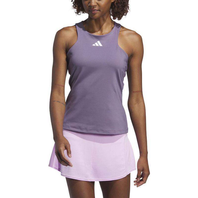 Camiseta Adidas Y-Tank Violeta Pádel Élite