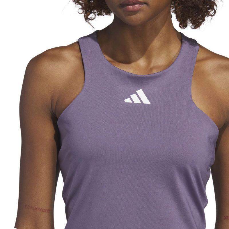 Camiseta Adidas Y-Tank Violeta Pádel Élite