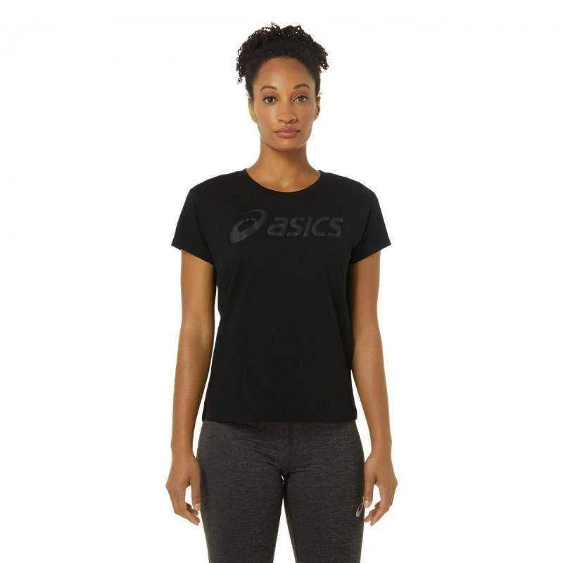 Camiseta Asics Big Logo Tee Negro Mujer Pádel Élite