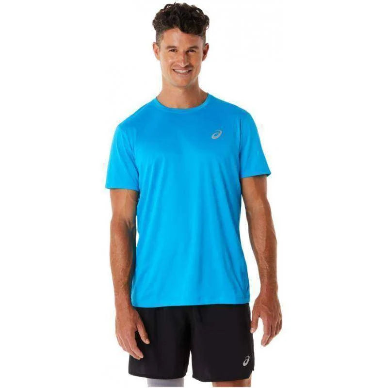 Camiseta Asics Core SS Azul Isla Pádel Élite