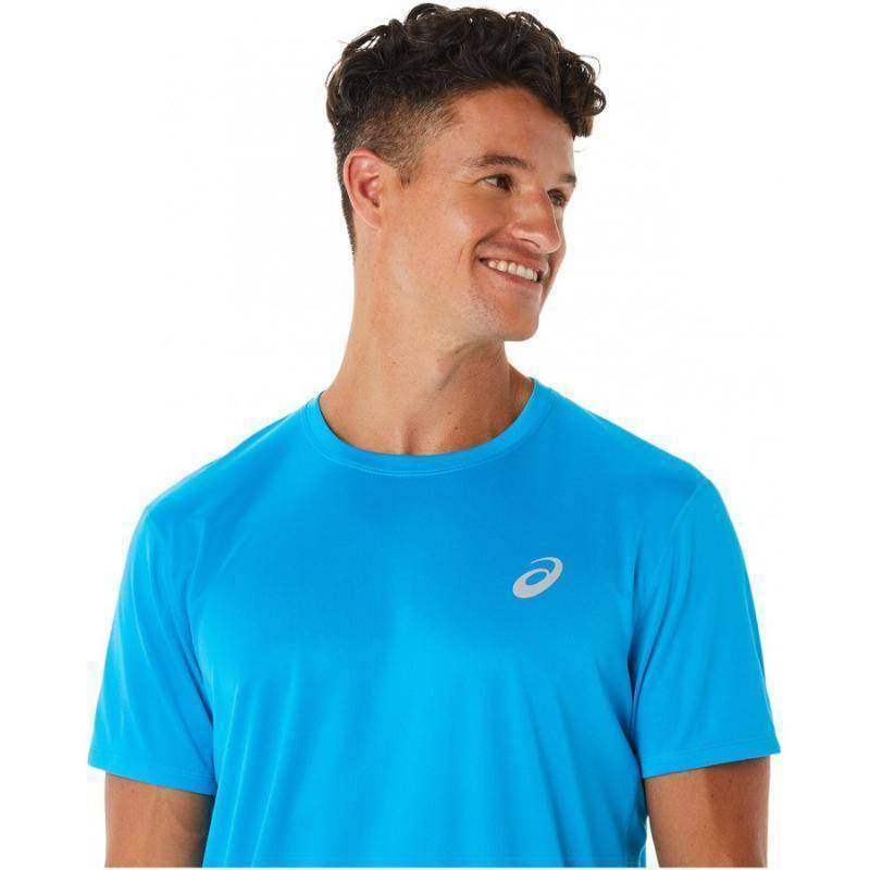 Camiseta Asics Core SS Azul Isla Pádel Élite