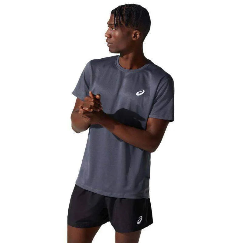 Camiseta Asics Core SS Gris Oscuro Pádel Élite