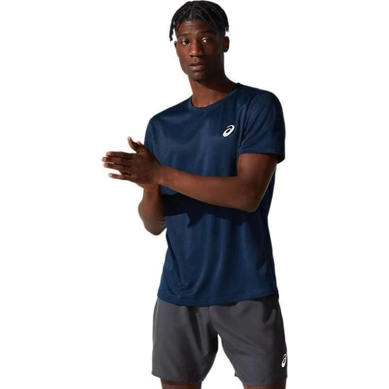 Camiseta Asics Core Top Azul Francia Pádel Élite