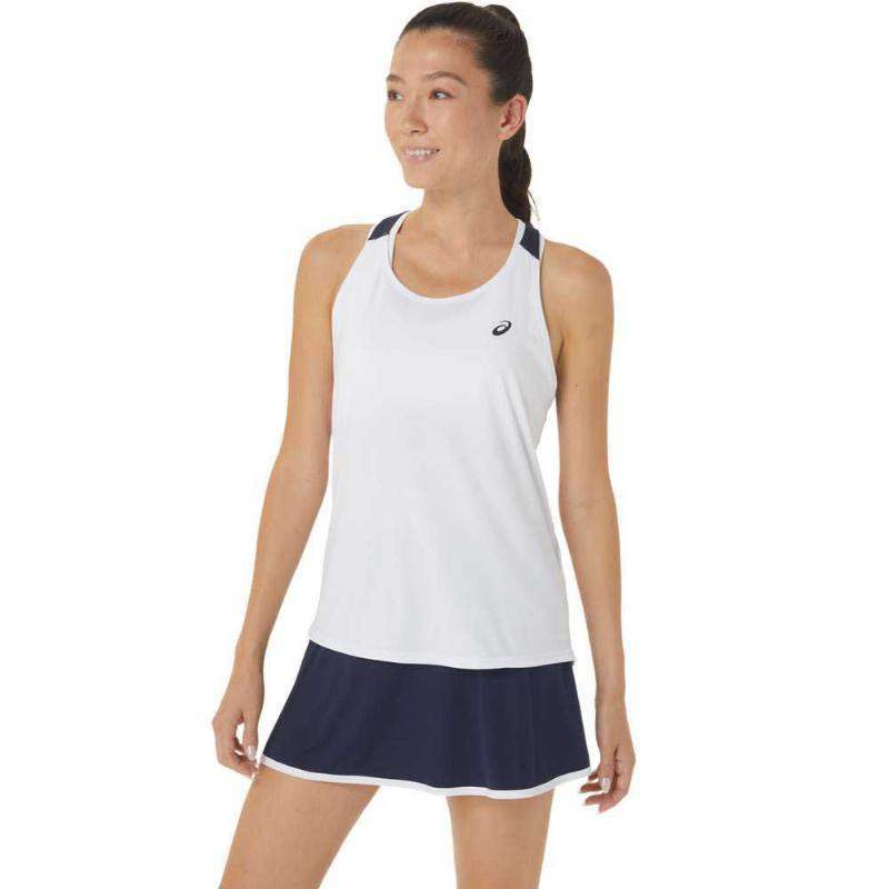 Camiseta Asics Court Blanco Pádel Élite