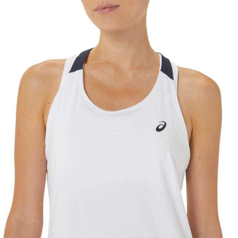 Camiseta Asics Court Blanco Pádel Élite