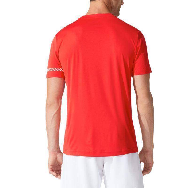 Camiseta Asics Court Rojo Pádel Élite