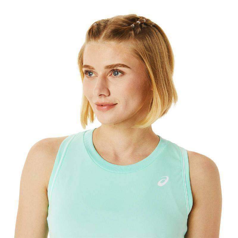 Camiseta Asics Court Verde Hielo Fresco Mujer Pádel Élite