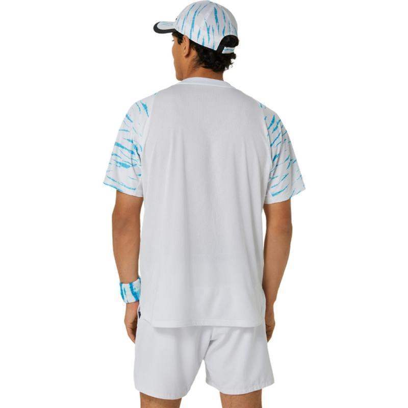 Camiseta Asics Game Blanco Brillante Pádel Élite