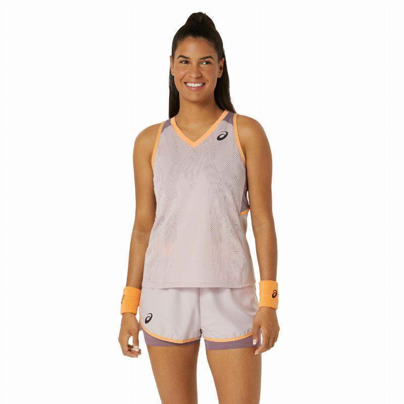 Camiseta Asics Match Rosa Mujer Pádel Élite