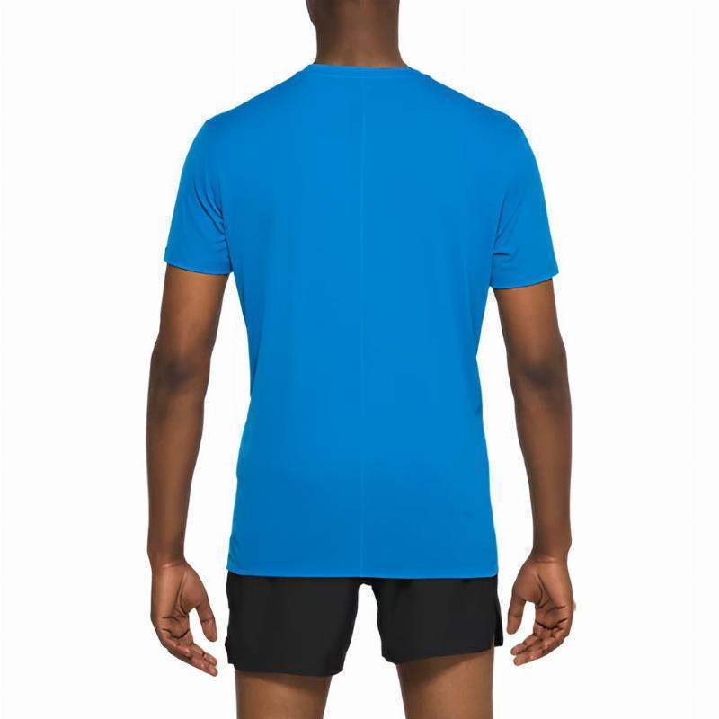 Camiseta Asics Silver SS Top Azul Pádel Élite