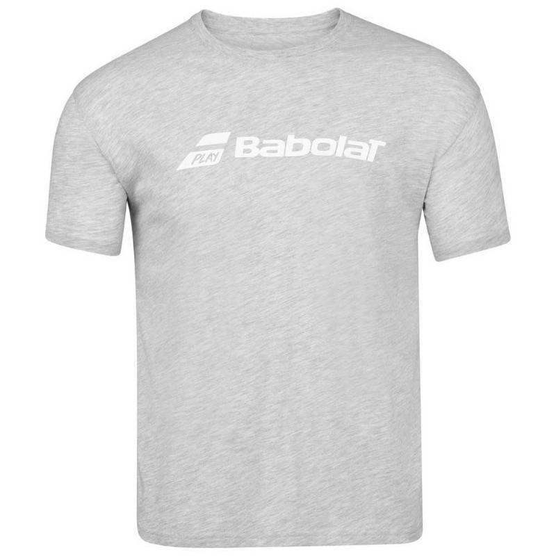 Camiseta Babolat Exercise Gris Jaspeado Pádel Élite