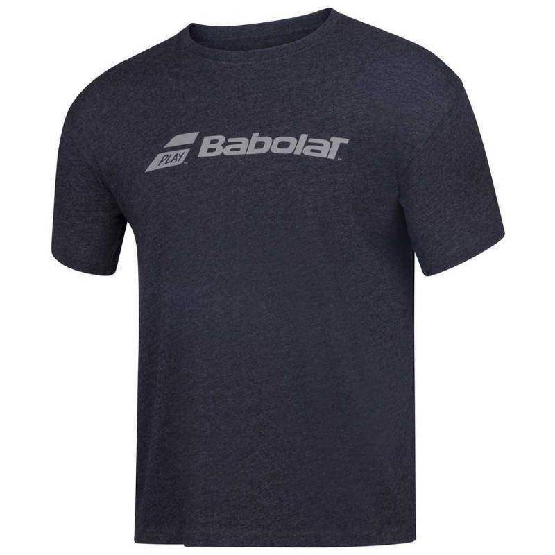 Camiseta Babolat Exercise Negro Jaspeado Pádel Élite