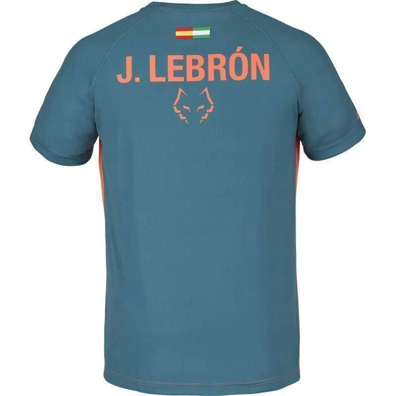 Camiseta Babolat Juan Lebron Naranja Azul Oscuro Pádel Élite