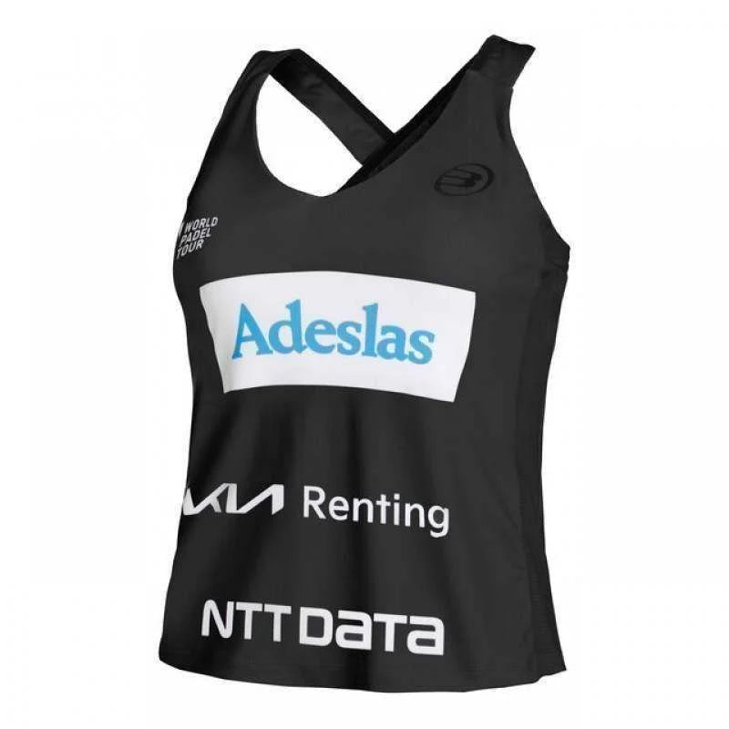 Camiseta Bullpadel Alejandra Salazar WPT Orlas Negro Pádel Élite