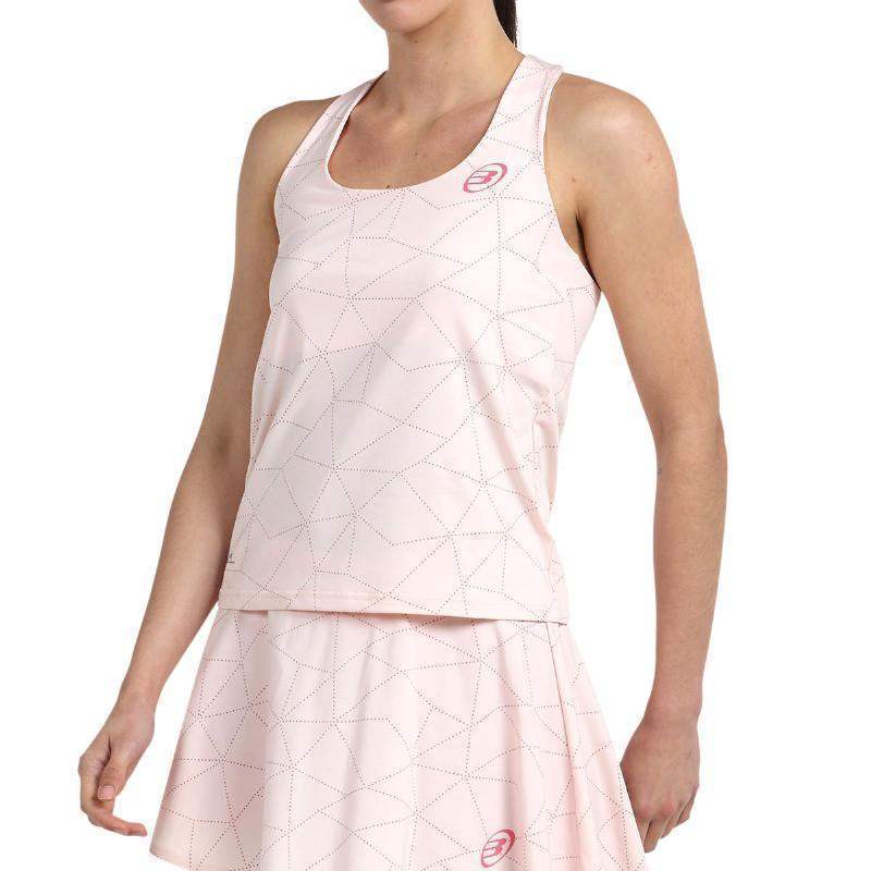 Camiseta Bullpadel Gemma Triay Estas Rosa Pastel Pádel Élite