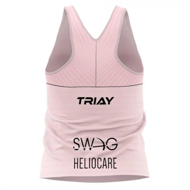 Camiseta Bullpadel Gemma Triay Premier Padel Edrar Rosa Pastel Pádel Élite