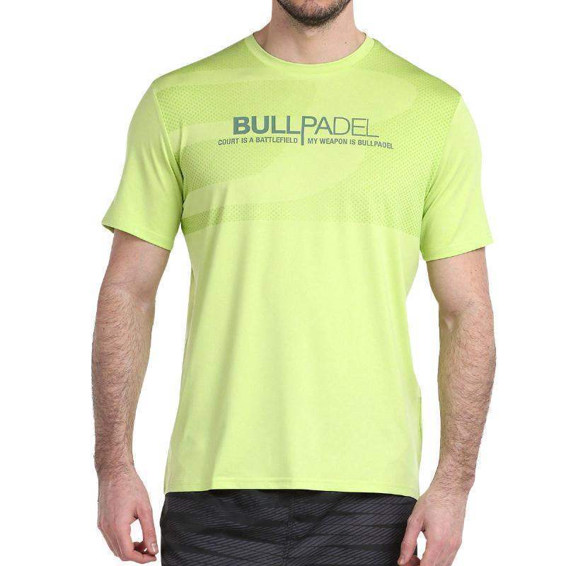 Camiseta Bullpadel Leteo Amarillo Azufre Vigore Pádel Élite