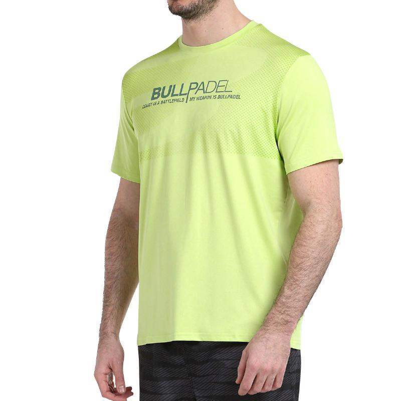 Camiseta Bullpadel Leteo Amarillo Azufre Vigore Pádel Élite