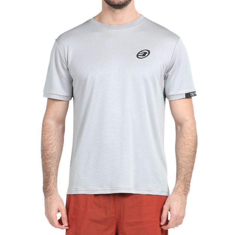 Camiseta Bullpadel Useme Gris Perla Bicolor Pádel Élite