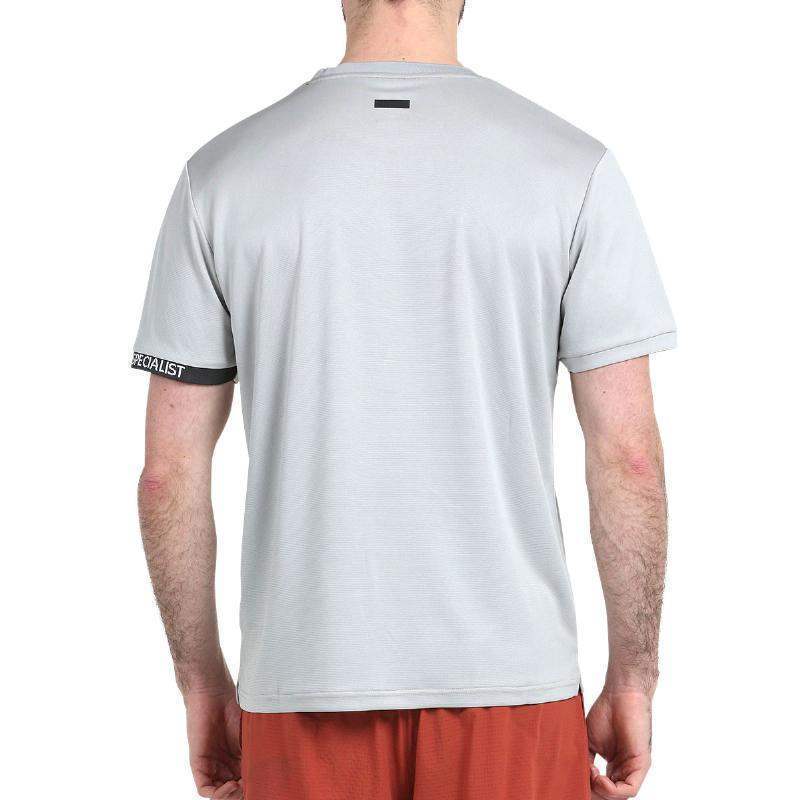 Camiseta Bullpadel Useme Gris Perla Bicolor Pádel Élite