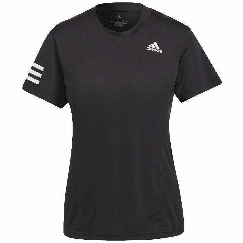 Camiseta Manga Corta Adidas Club Negro Mujer Pádel Élite