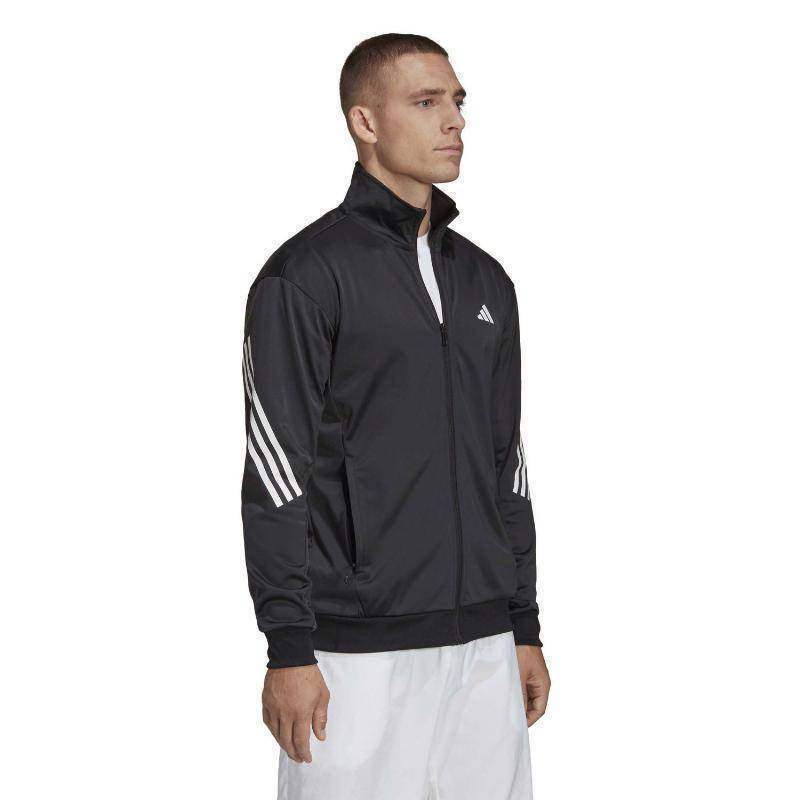 Chaqueta Adidas 3S Knit Negro Pádel Élite