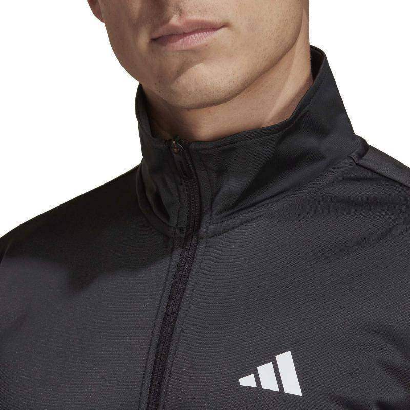 Chaqueta Adidas 3S Knit Negro Pádel Élite