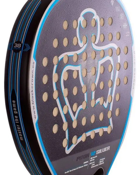 PALA BLACK CROWN PITON 12 SILVER 24 - Padel Shop